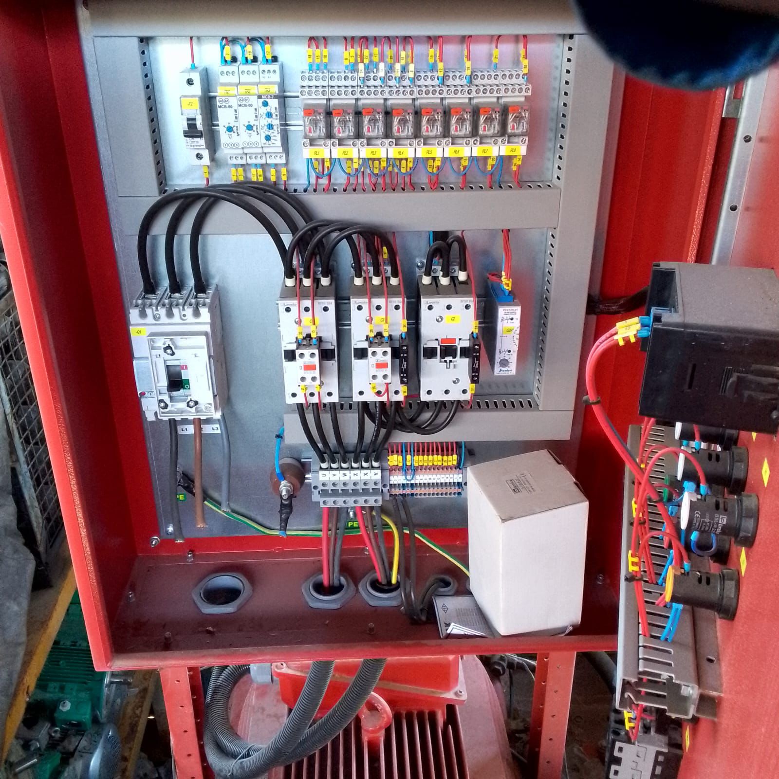 55 kW Elektrik Motorlu 80-250 Santrafüj Pompalı 240 m3/h Kapasiteli Yangın Söndürme Sprinkler Sistemi