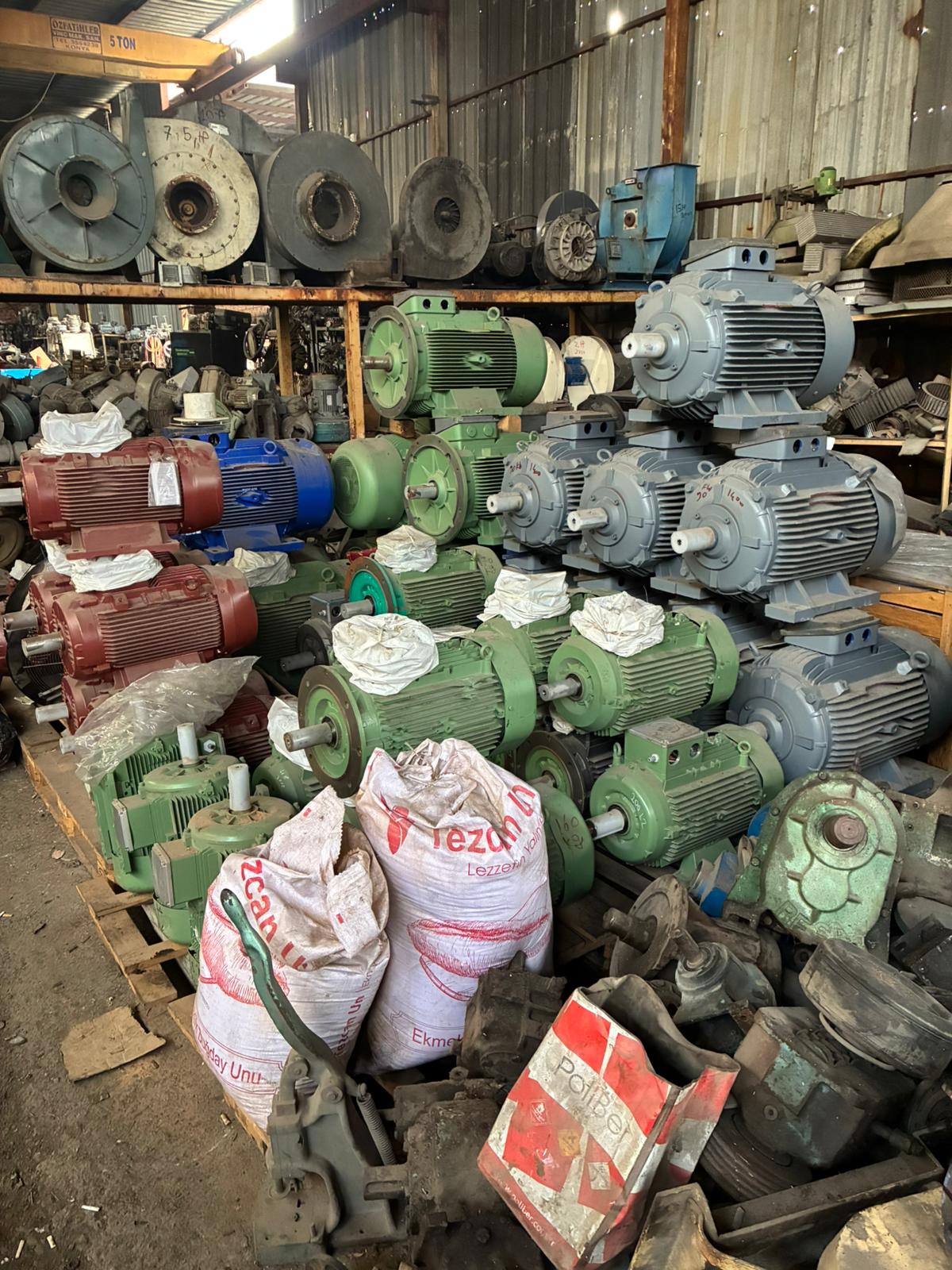 AC Asenkron Elektrik Motorları | İstenilen kW ve Devirde Sıfır & İkinci El